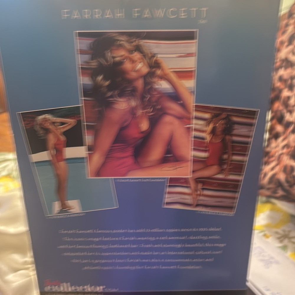 New Farrah Fawcett Collectible Doll with Striped Display - Picture 5 of 5